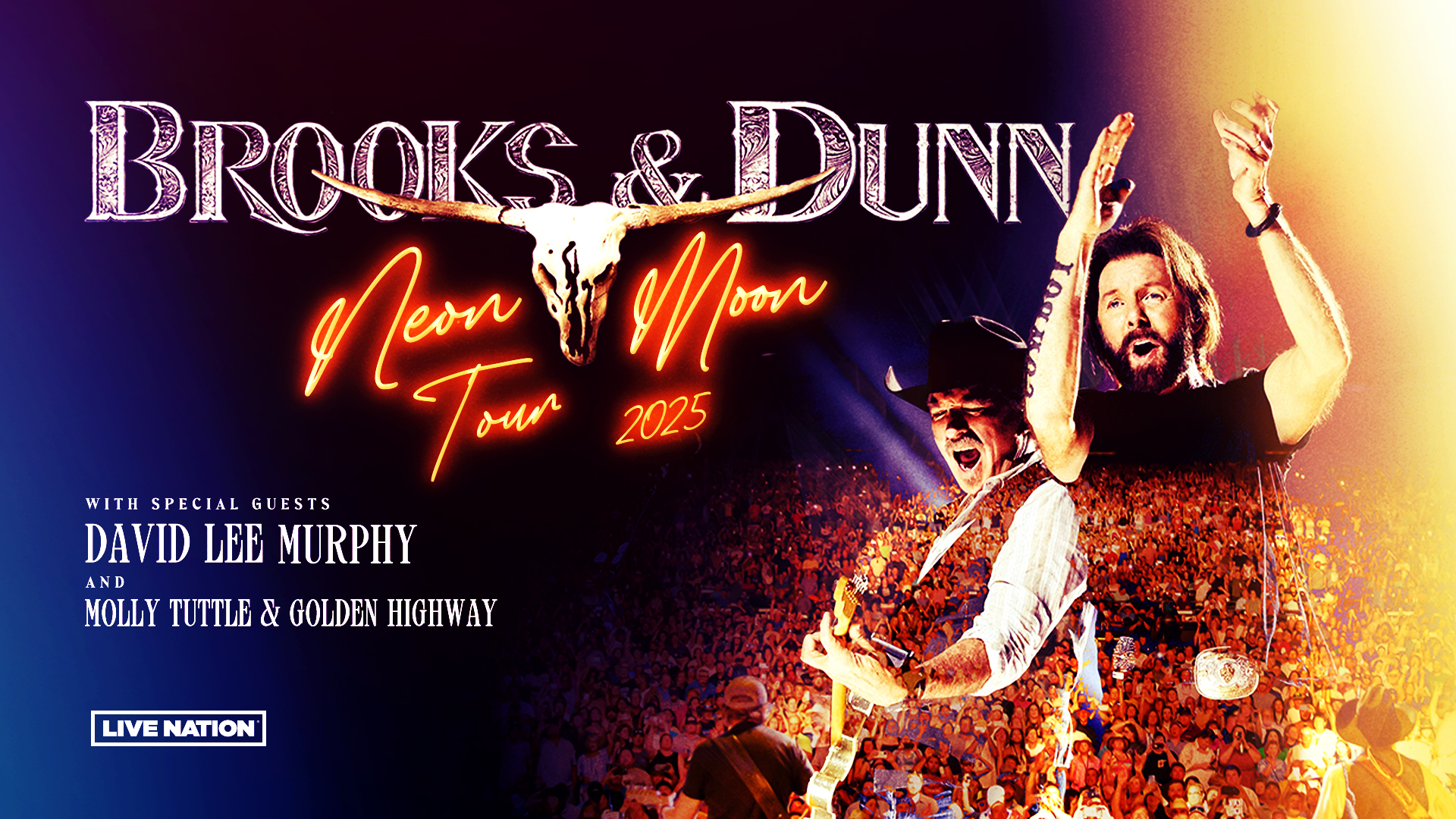 Brooks & Dunn Neon Moon Tour 2025 Sweeps SiriusXM